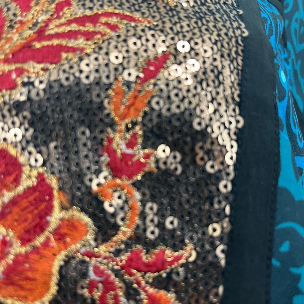 Soft Surroundings Adassa Patchwork Sequin Velvet … - image 6